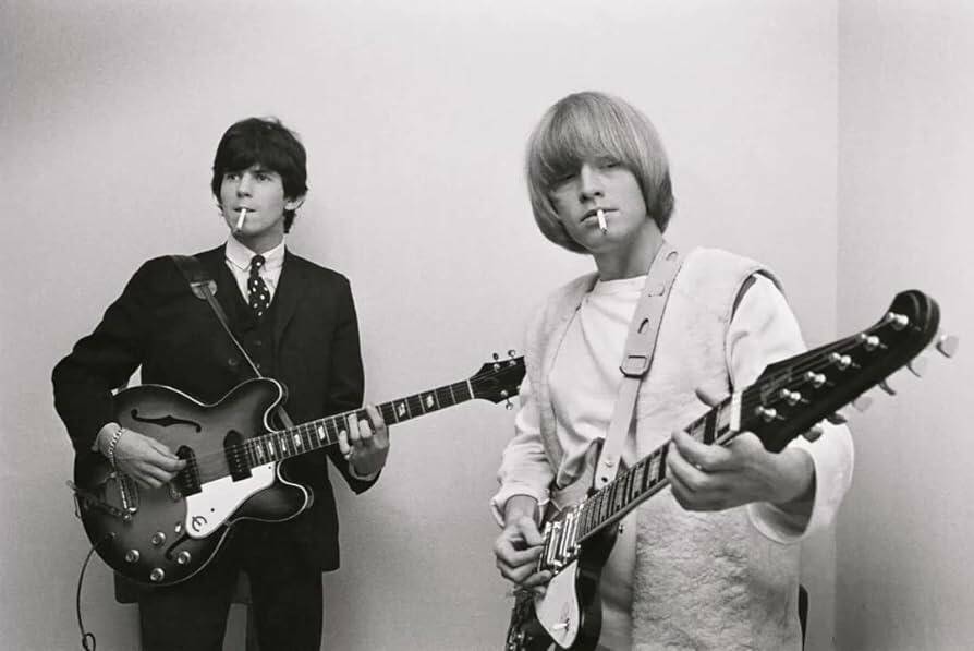 Bran Jones y Keith Richards
