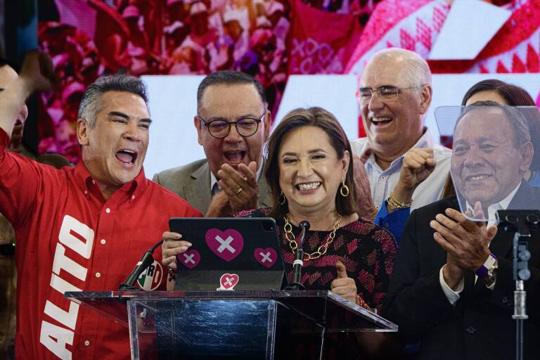 La candidata opositora a la Presidencia de México, Xóchitl Gálvez. Foto: EP/CONTACTO/JORGE NUNEZ