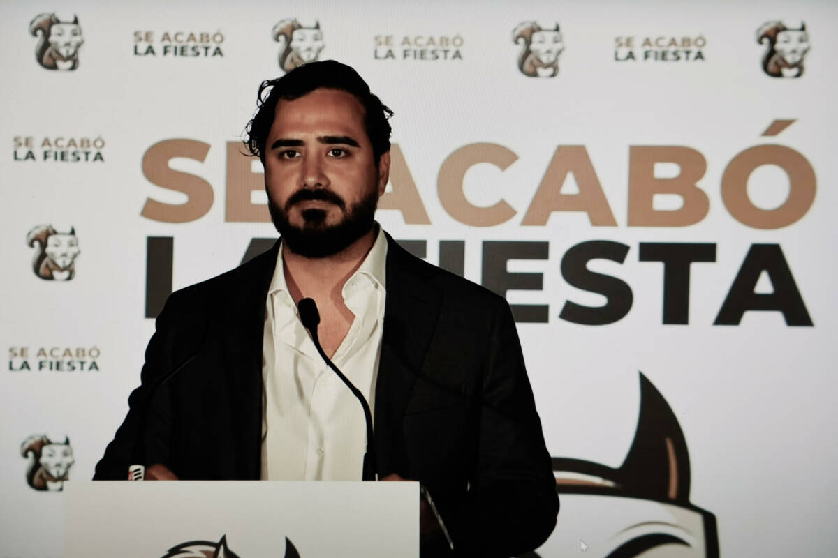 Alvise Pérez, anoche. Foto: EFE