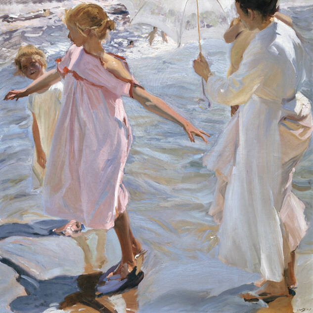 Joaquín Sorolla. 'La hora del baño, Valencia', 1909. Fundación Museo Sorolla