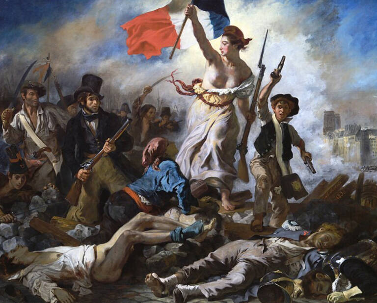 'La libertad', de Eugène Delacroix.
