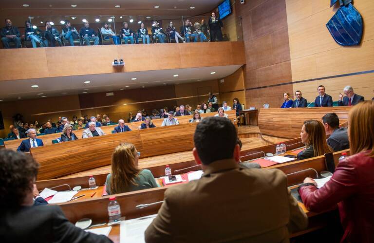 Pleno Ordinario de la Diputación de Valencia, en una imagen de archivo. Foto: DIPUTACIÓN DE VALENCIA
