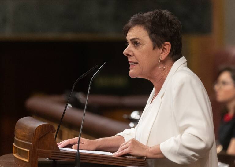 La portavoz de EH Bildu en el Congreso, Mertxe Aizpurua, en una imagen de archivo. Foto: EDUARDO PARRA/EP