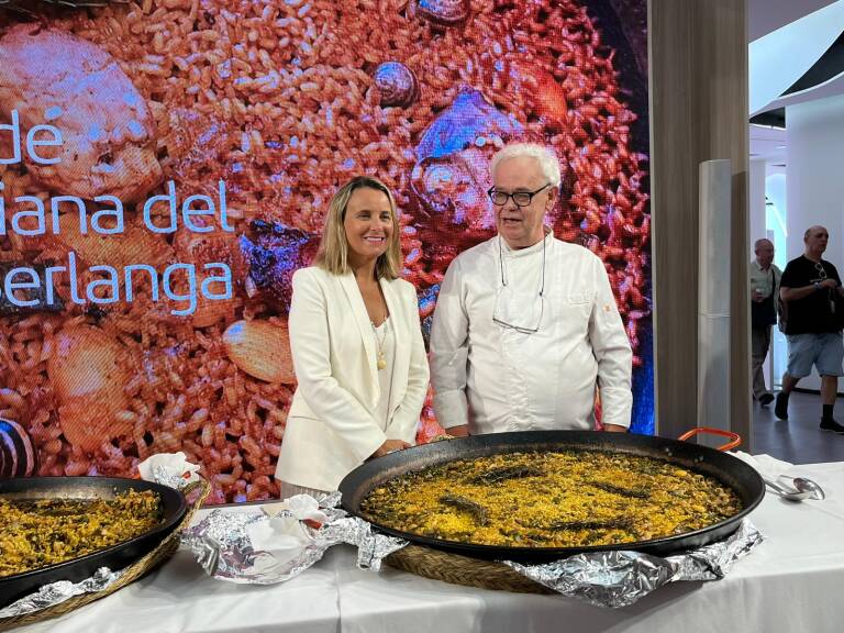 La concejala Paula Llobet en el Espacio Iberia. Foto: VP