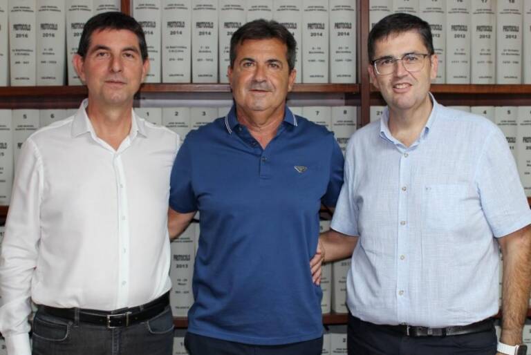 Toni Vercher, Fernando Guillem y Jaume Vercher