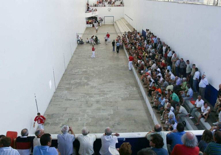 Un juego de pilota valenciana. Foto: MER